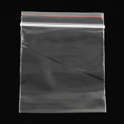 

PH PANDAHALL 100 Pcs Clear Grip Seal Bags Zip Lock Bags Seal Top Bag