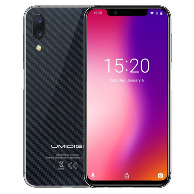 

UMIDIGI One Pro 4GB64GB Global Band Dual 4G Dual Back CamerasFace ID & Side Fingerprint IdentificationNetwork 4G Dual SIM