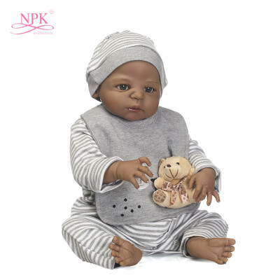 

22in Reborn Baby Rebirth Doll Kids Gift All Silica Gel Boy