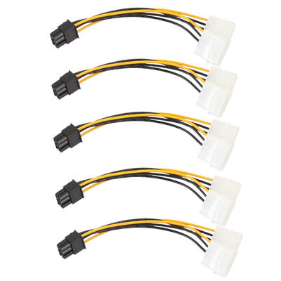 

6Pin to Dual 4 Pin PCI-E PCI Express Graphics Card Power Adapter Cable