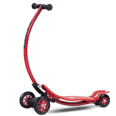 

Aluminum Foldable Kick U Shape Kids Scooter-Red