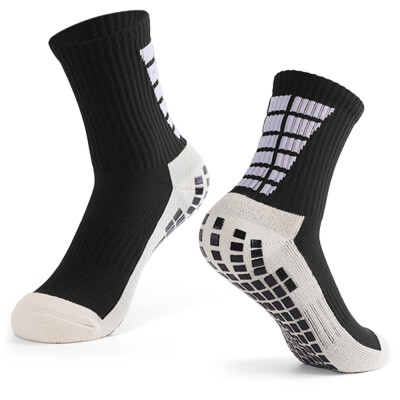 

Mens Anti Slip Football Socks Sports Soccer High Tube Socks