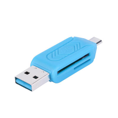 

USB20 Micro USB OTG Card Reader for TF SD Memery Card for PC Mobile Phone