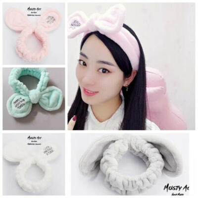 

Women Girls Cute Bowknot Princess Headband Lady Elastic Turban Hairband