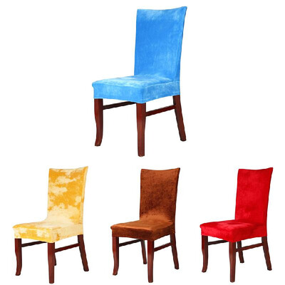 

Stretch Chair Cover Removable Elastic Chair Protector for Hotel Dining Room Office