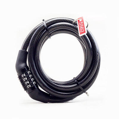 

08 X 110cm Bike Cable Lock Resettable Bicycle Mounting Bracket
