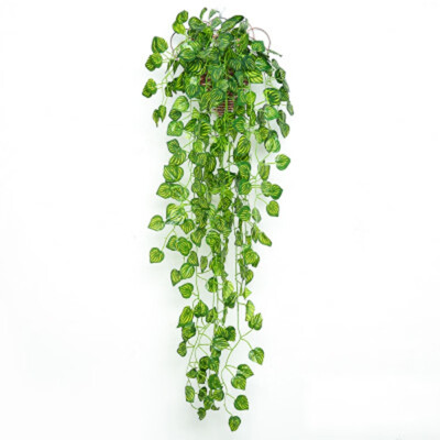 

1M Long Simulation Rattan Leaves Plants Green Ivy Leaf Fake Grape Vine Artificial Flower String Foliage Home Wedding Decoration