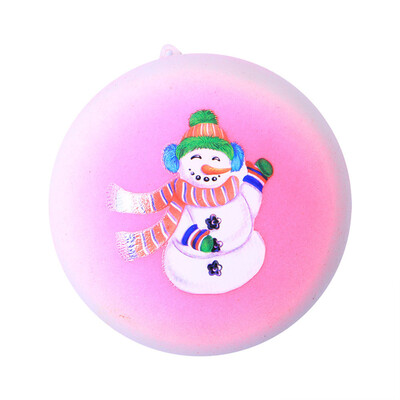 

Gotoamei Hot Christmas Snowma Bread Slow Rising Scented Relieve Stress Toy Key Pendant