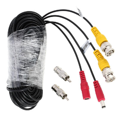 

65ft BNC DC Connector Video Power Siamese Cable 4pcslot for CCTV Camera DVR