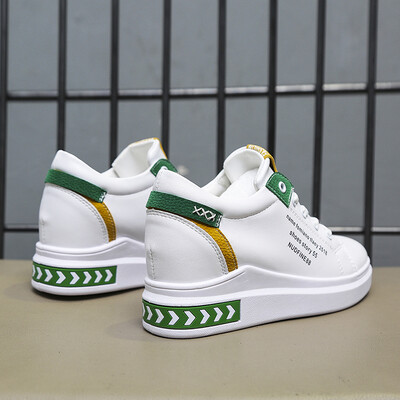 

Small white tide shoes female 2019 summer summer new style increase high wild autumn shoes breathable casual increase white shoes autumn