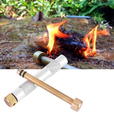 

Greensen Durable Metal Fire Starting Tool Piston Survival Supplies for Outdoor Camping Exploring