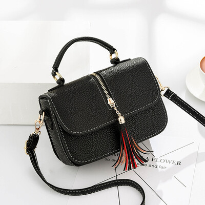 

New bag female 2019 new wave Korean version of the wild handbag ladies bag fashion simple shoulder Messenger bag