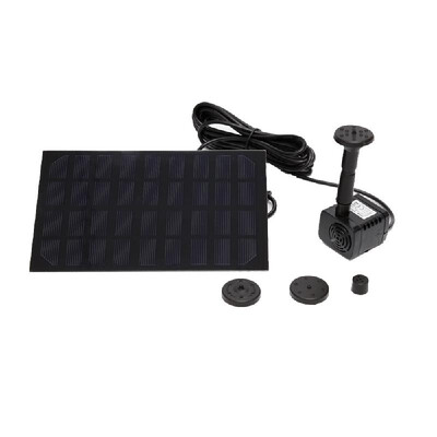 

Square 9V 18W 200 LH Solar Fountain Water Pump Panel Kit for Pool Garden Pond Waterpump Aquarium Brushless