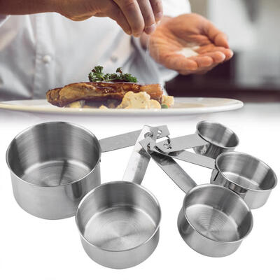 

Greensen 5pcs Set Stainless Steel Anti-rust Measuring Cup Spoon Baking Cooking Tool