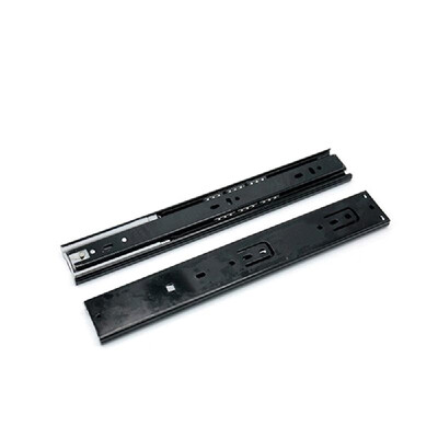 

2Pcs Less Noise Hydraulic Soft Close Ball Bearing Drawer Slides 3 Folds Full Extension
