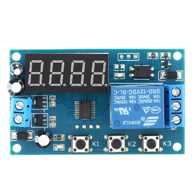 

Circuit Board Module Multifunction Delay Time Module Switch Control Relay Cycle Timer DC 12V Delay Circuit Module Szie 1 12VSi