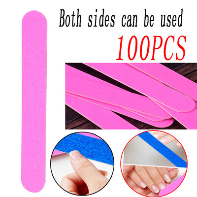 

Toponeto 100PCS Nail Art Sanding Files Buffer Block Manicure Tools Pedicure UV Gel Set