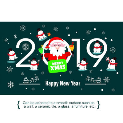 

Greensen Adhesive New Year Spring Festival Wall Sticker Window Wall Decal Home Decoration