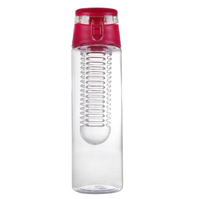 

800ML Sports Lemon Juice Flip Lid Fruit Infuser Infusing Water Bottle