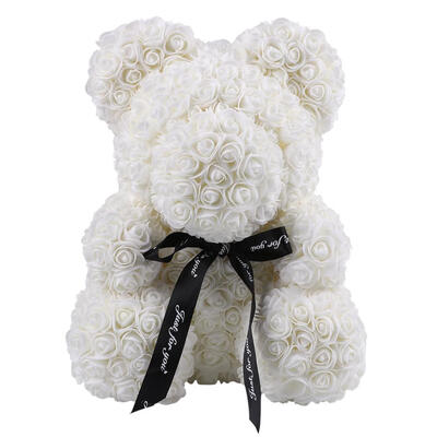 

Artificial Flowers Rose Bear Soap Preserved Flower Valentine Day Gifts