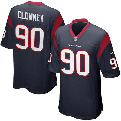 

Mens Football Jersey Houston Texans Jadeveon Clowney Navy Blue Game Jersey