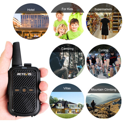 

Retevis RT15 Portable Walkie Talkie UHF 400-470MHz 16-Channel 2-Way Radio CTCSSDCS TOT VOX Scan Intercom Speakers Mic