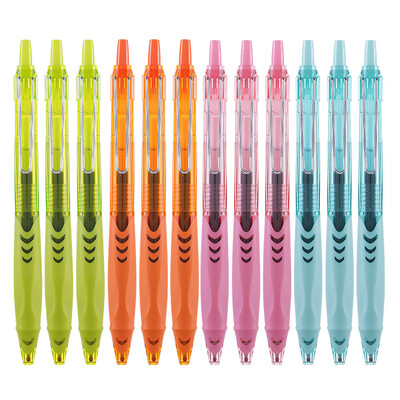 

Coix pure era quick-drying 05mm press gel pen student bullet pen pen four color 12 box GPP007