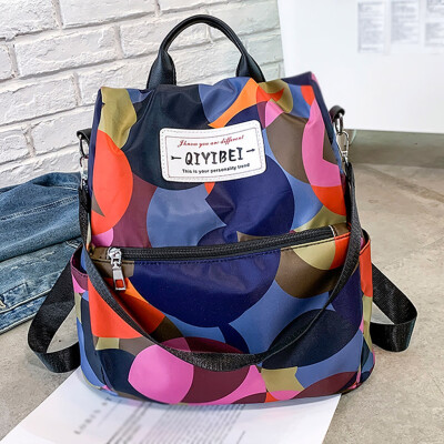 

Tailored Fashion Ladies Oxford Cloth Wild Anti-Theft Handbag Shoulder Bag Casual Backpack