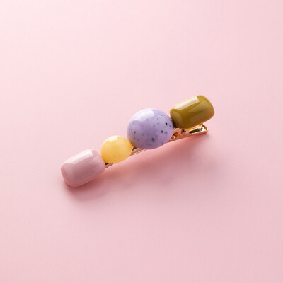 

Korea Style Cute Color Geometric Clip Side Clip Hairpin Girl Headwear Apparel Hair Accessories