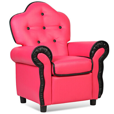 

BlackPinkOrange Living Room Kids Sofa-pink