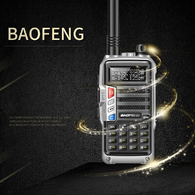 

1PCS BAOFENG UV-10R Walkie Talkie Two-way Radio Transceiver 5W Long Range VHF 136-174 MHz UHF 400-520MHz 128 Memory Channels LED F