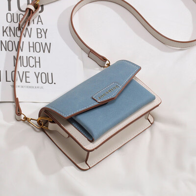 

Hong Kong style girl retro spring&summer 2019 hit color girl bag small bag chic small square bag new oblique bag tide