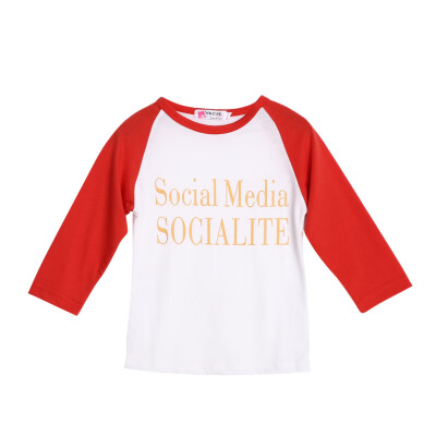 

Casual Baby Kids Girls Letters Printed Long Sleeve T-shirts Tops Clothes