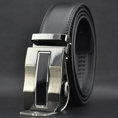 

xsby Mens Belt Genuine Leather Automatic Belt Adjustable Ratchet Dress Belt Buckle