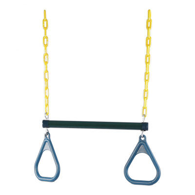 

Greensen Outdoor Toy Trapeze Swing Bar Rings Chain Set Accessories for Gym
