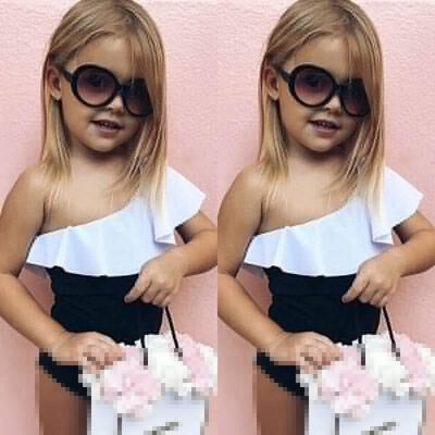 

Fashion Newborn Kids Baby Girls Ruffle Swimwear Swimsuit Romper Bikini Beachwear