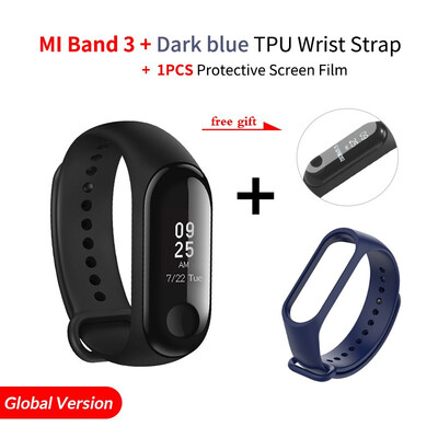 

In Stock Xiaomi Mi Band 3 Smart Wristband Fitness Bracelet MiBand Band 3 Big Touch Screen OLED Message Heart Rate Time Smartband