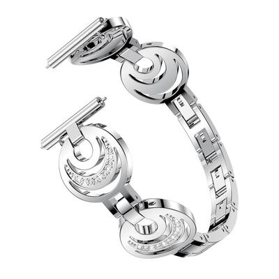 

Crescent Type Crystal Alloy Wristband Bracelet Band Strap for Fitbit Versa