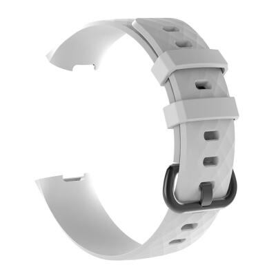 

Creative Silicone Wristband for Fitbit Charge 3 Smart Bracelet Watch Strap