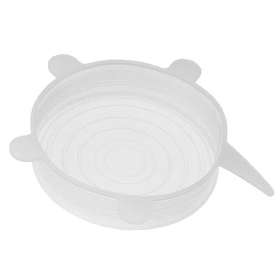

Heat Resistant Reusable Stretch Silicone Lids Food Wrap Bowl Pot Pan Cover