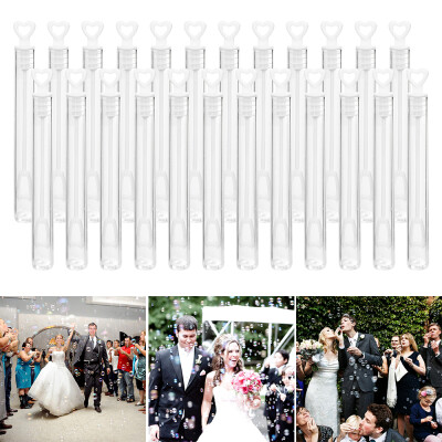 

122460Pcs Empty Bubble Soap Bottles Tube Blowing Love Bubbles for Wedding Birthday Party Decoration