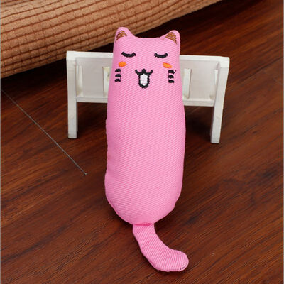 

Funny Interactive Crazy Cat Toy Pet Kitten Chewing Toy Teeth Grinding Catnip Toys Claws Thumb Bite Cat mint For Cats Cat Kickers