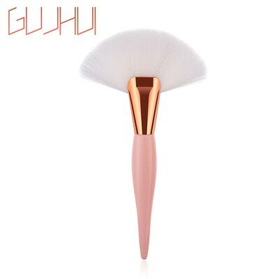 

Toponeto 1PC Women Wooden Pink Nylon Foundation Cosmetic Brush Makeup Brush Tools