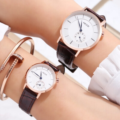 

Custom watch men&women watch ultra-thin belt Korean quartz watch couple watch waterproof