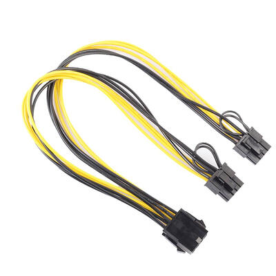 

8Pin to Graphics Video Card Double PCI-E 8Pin6Pin2PinPower Supply Cable