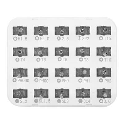 

Greensen 20Pcs Multi-function Automatic Alloy Steel Screw Bits Storage Box For Electric Screwdriver