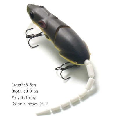 

road Ya lure bait mouse bionic knot long shot pencil Minor squid cockroach black fish bait