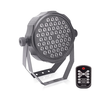 

UKing 54LEDS RGBW DMX512 Aluminum Par Can Stage Light with Remote Controller