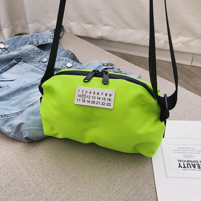 

Summer foreign gas bag hundred take advanced foreign gas bag new 2019 nylon fluorescent color single shoulder oblique satchel bag