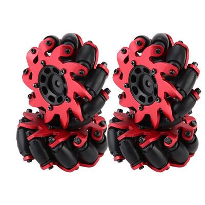 

Siaonvr 4pcs Model Drive Mecanum Omnidirectional Tire Tyre Wheel 60MM For RC Car Robot